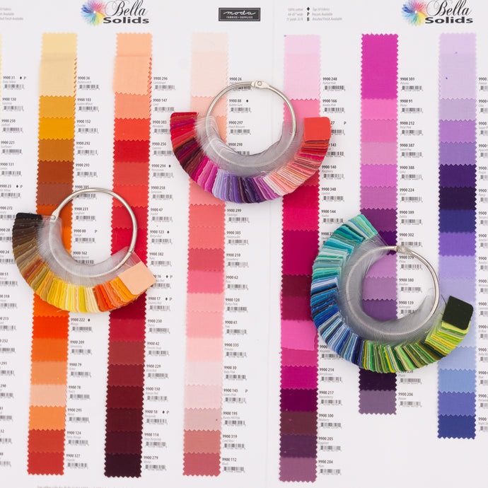 Space Saving Solid Color Card Swatch Tutorial