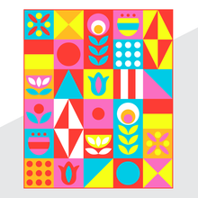 Load image into Gallery viewer, Ode to Mary Blair PDF Quilt Pattern