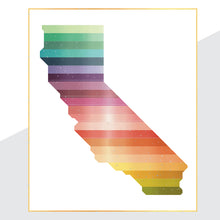 Load image into Gallery viewer, States 'N Stripes California Quilt Pattern PDF Download