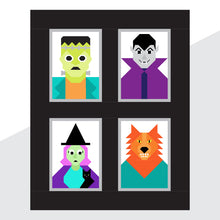 Load image into Gallery viewer, Monster Mugshots: Bundle Quilt Option