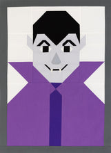 Load image into Gallery viewer, Monster Mugshots: Vampire Mini Quilt Pattern with Bonus Pillow Option