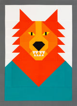 Load image into Gallery viewer, Monster Mugshots: Werewolf Mini Quilt Pattern with Bonus Pillow Option