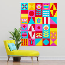 Load image into Gallery viewer, PRINTED Ode to Mary Blair Quilt Pattern