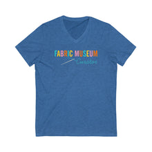 Load image into Gallery viewer, Fabric Museum Curator Unisex Jersey Short Sleeve V-Neck Tee