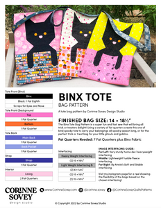 Binx Tote Bag PDF Pattern