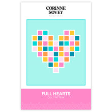 Load image into Gallery viewer, PRINTED Full Hearts Quilt Pattern
