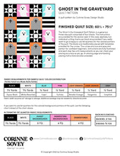 Load image into Gallery viewer, Ghost in the Graveyard PDF Quilt Pattern
