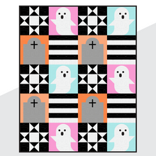 Load image into Gallery viewer, Ghost in the Graveyard PDF Quilt Pattern