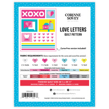 Load image into Gallery viewer, PRINTED Love Letters Quilt Pattern
