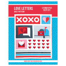 Load image into Gallery viewer, PRINTED Love Letters Quilt Pattern

