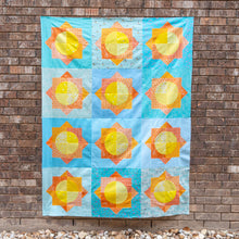 Load image into Gallery viewer, Scrappy Suns PDF Quilt Pattern - Fat Quarter Friendly!