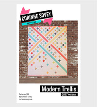 Load image into Gallery viewer, Modern Trellis PDF Quilt Pattern