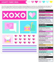 Load image into Gallery viewer, Love Letters PDF Quilt Pattern