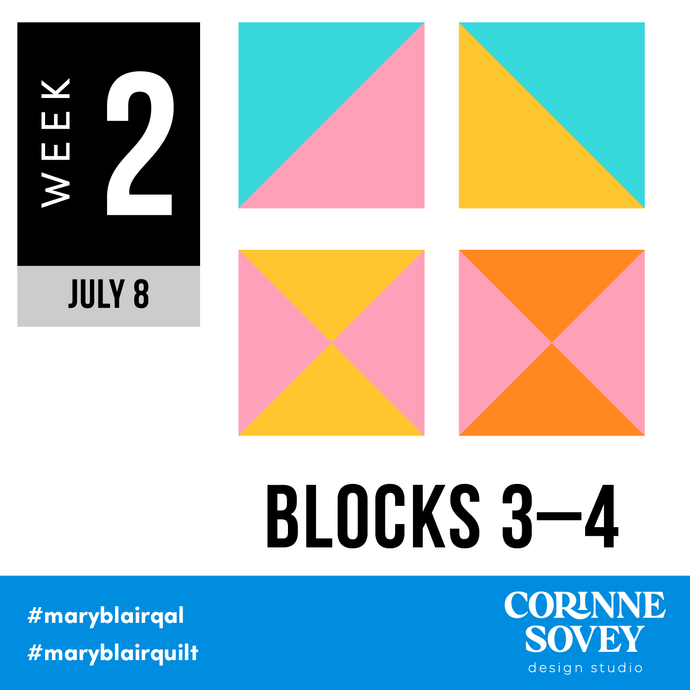 Mary Blair QAL Week 2