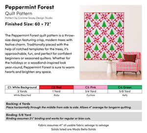 Peppermint Forest PDF Quilt Pattern