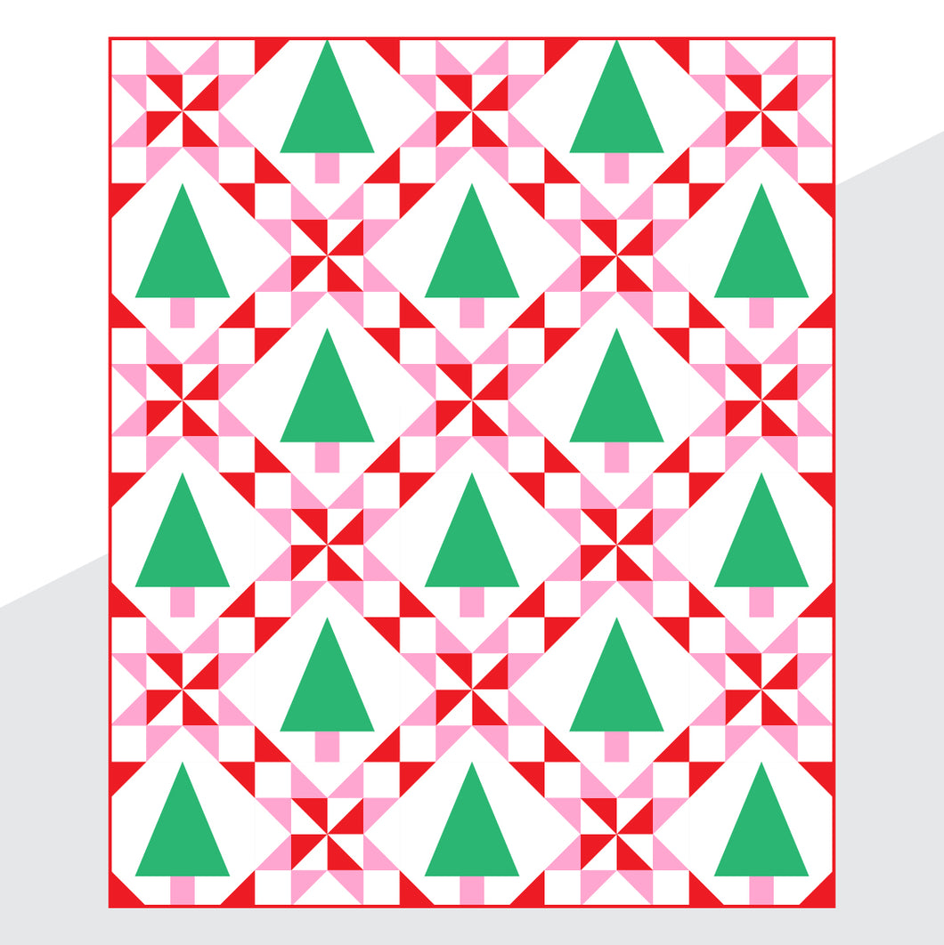 Peppermint Forest PDF Quilt Pattern
