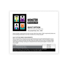 Load image into Gallery viewer, Monster Mugshots: Bundle Quilt Option
