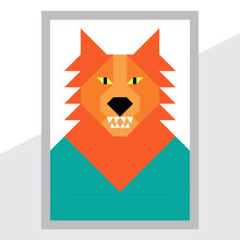 Load image into Gallery viewer, Monster Mugshots: Werewolf Mini Quilt Pattern with Bonus Pillow Option
