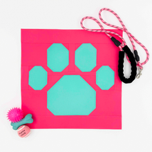 Load image into Gallery viewer, Paw Print Quilt Block PDF Pattern
