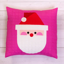 Load image into Gallery viewer, Santa Mini Quilt PDF Pattern with Bonus Pillow Option - 2 Sizes!
