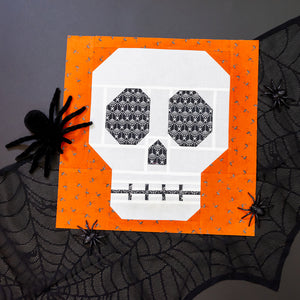 Skully PDF Quilt Block Pattern