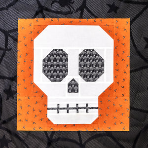 Skully PDF Quilt Block Pattern