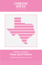 Load image into Gallery viewer, States &#39;N Stripes Texas Quilt Pattern PDF Download
