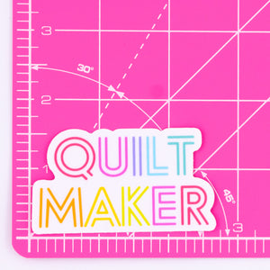 Quilt Maker Vinyl Sticker