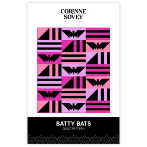 PRINTED Batty Bats Quilt Pattern