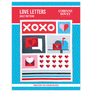 PRINTED Love Letters Quilt Pattern