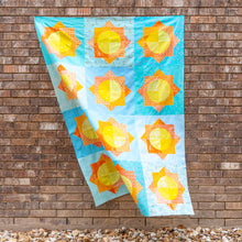 Load image into Gallery viewer, scrappy suns quilt pattern
