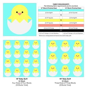 Chickadee Quilt Block PDF Pattern