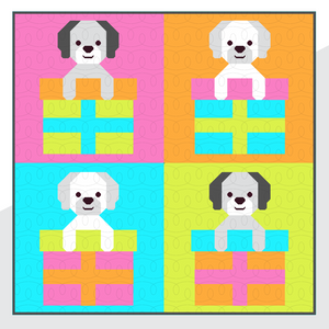 Holly Puppy Present PDF Pattern